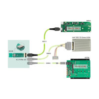 M.2 Key M zu 1 x OCuLink SFF-8612 Konverter