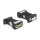 Isolator RS-232 D-Sub 9 Buchse zu RS-232 D-Sub 9 Stecker RXD, TXD, DTR, RTS, GND galvanische Trennung 2,5 kV
