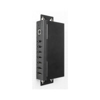 Industrie Hub 7 x USB 2.0 Typ-A mit 15 kV ESD Schutz und Hutschienenbefestigung
