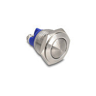 Drucktaster zum Einbau 16 mm 2 x Schraubklemme Taster gewölbt