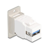 Panel Mount USB 5 Gbps Typ-B Buchse zu USB Typ-A Buchse konisch