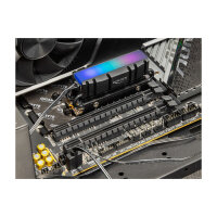 M.2 Kühlkörper für SSD 2280 mit RGB LED Beleuchtung