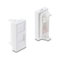 Easy 45 H-Modulblende für Keystone Modul 1 Port mit...