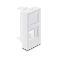 Easy 45 H-Modulblende für Keystone Modul 1 Port mit...