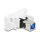 Easy 45 Modul USB 5 Gbps Typ-A Buchse zu USB 5 Gbps Typ-B Buchse weiß