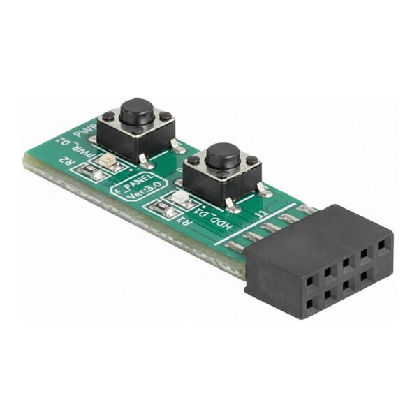 Schalter mit Resettaste und Ein- / Austaste für PC-Mainboard