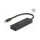 USB 10 Gbps USB Type-C™ Hub mit 4 x USB Type-C™ Buchse schwarz