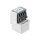 Keystone Modul RJ11 Buchse zu Terminalblock 4 Pin weiß