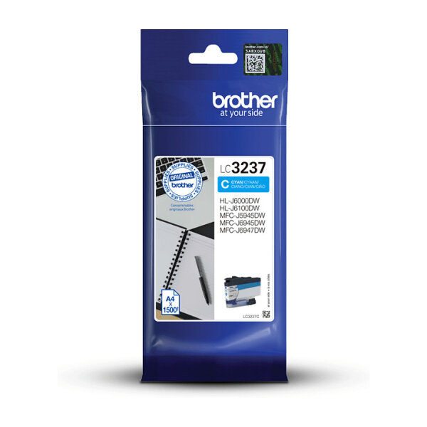 Brother Tinte LC-3237C Cyan