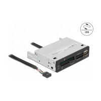 Delock 3.5? USB 2.0 Card Reader 5 Slot + 1 x USB 2.0...
