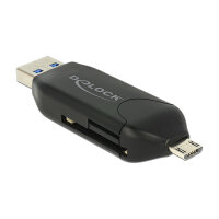 Delock Card Reader Micro USB OTG / USB 5 Gbps Typ-A...