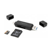 Delock Card Reader SuperSpeed USB 5 Gbps USB Type-C™ / Typ-A für SD und Micro SD Speicherkarten