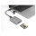 Delock USB Type-C™ Card Reader im Aluminium Gehäuse für CFexpress oder XQD Speicherkarten