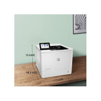 L HP LaserJet Enterprise M611dn Laserdrucker 61 S./Min. LAN Duplex
