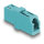 Delock LWL Kupplung LC Simplex Buchse zu LC Simplex Buchse OM3 aqua