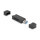 Delock Card Reader USB 5 Gbps USB Type-C™ / Typ-A für SD und Micro SD Speicherkarten schwarz