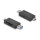Delock Card Reader USB 5 Gbps USB Type-C™ / Typ-A für SD und Micro SD Speicherkarten schwarz