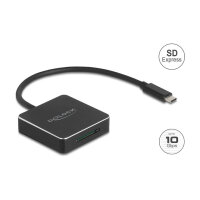 Delock USB Type-C™ Card Reader für SD Express (SD 7.1) Speicherkarten