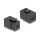 Delock Keystone Modul USB 2.0 Type-C™ Buchse zu Buchse schwarz