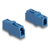 Delock LWL Kupplung LC Simplex Buchse zu LC Simplex Buchse UPC blau