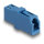 Delock LWL Kupplung LC Simplex Buchse zu LC Simplex Buchse UPC blau