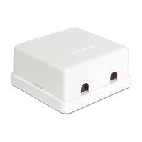 Delock Keystone Leergehäuse 2 Port
