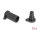 Delock DL4 Staubschutz für Stecker und Buchse, Silikon, 2-teilig, schwarz 10er Set