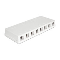 Delock Keystone Leergehäuse 8 Port