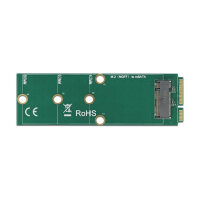 Delock Adapter mSATA zu M.2 Key B Slot