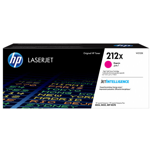 HP 212X High Yield Magenta Original LaserJet Toner Cartridge
