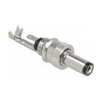 Delock Steckverbinder DC 5,5 x 2,5 mm mit Länge 12,0 mm Hohlstecker Lötversion