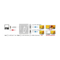 Delock USB Type-C™ Splitter (DP Alt Mode) > 1 x HDMI + 1 x VGA out