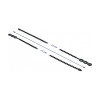 Delock Blitzbinder wiederverwendbar L 310 x B 4,5 mm...