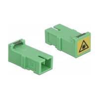 Delock LWL Kupplung mit Laserschutzklappe SC Simplex Buchse zu SC Simplex Buchse 4 Stück