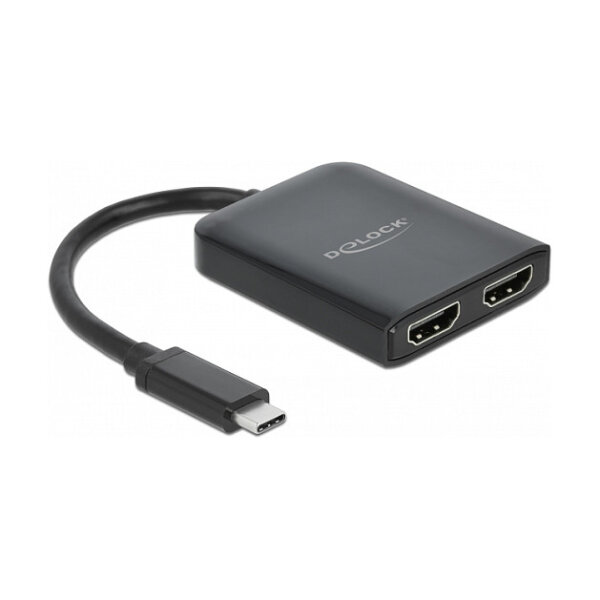 Delock USB Type-C™ Splitter (DP Alt Mode) zu 2 x HDMI MST / VXP