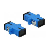 Delock LWL Kupplung SC Simplex Buchse zu SC Simplex Buchse Singlemode 4 Stück blau