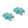 Delock LWL Kupplung LC Duplex Buchse zu LC Duplex Buchse Multimode 2 Stück hellblau