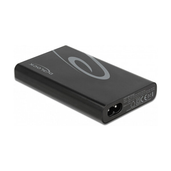 Delock USB Ladegerät 2 x USB Type-C™ PD 3.0 + 1 x USB Typ-A mit 60 W