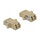 Delock LWL Kupplung LC Duplex Buchse zu LC Duplex Buchse Multimode 2 Stück beige