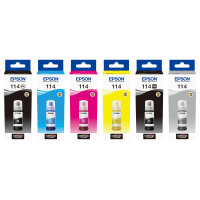 Epson Tinte 114 EcoTank C13T07B140 Schwarz bis zu 2.300 Seiten