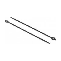 Delock Blitzbinder wiederverwendbar L 150 x B 2,4 mm schwarz 100 Stück