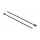 Delock Blitzbinder wiederverwendbar L 150 x B 2,4 mm schwarz 100 Stück