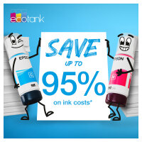 Epson Tinte 102 EcoTank C13T03R640 4er Multipack (BKMCY) bis zu 6.000 Seiten