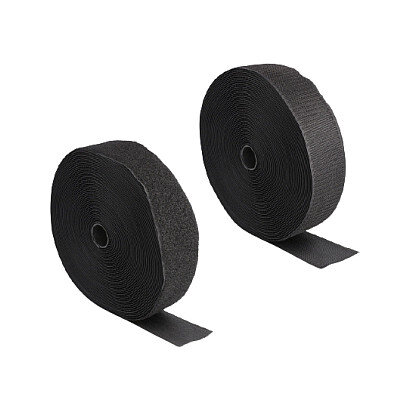 Delock Strapazierfähiges Klettband mit Haft- und Flauschband L 15 m x B 50 mm schwarz
