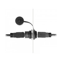 Delock USB 3.2 Gen 1 Typ-A Einbaubuchse mit Staubschutzkappe