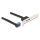Delock Slotblech 1 x USB 5 Gbps Pfostenbuchse 90° gewinkelt zu 2 x USB 5 Gbps Typ-A Buchse 50 cm
