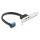 Delock Slotblech 1 x USB 5 Gbps Pfostenbuchse 90° gewinkelt zu 2 x USB 5 Gbps Typ-A Buchse 50 cm
