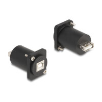 Delock D-Typ Modul USB 2.0 Typ-B Buchse zu Typ-A Buchse...