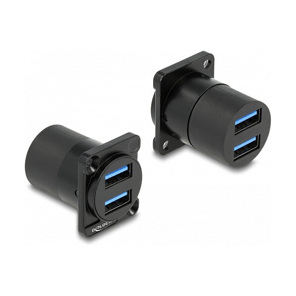 Delock D-Typ Modul USB 5 Gbps Typ-A 2 x Buchse zu 2 x Buchse