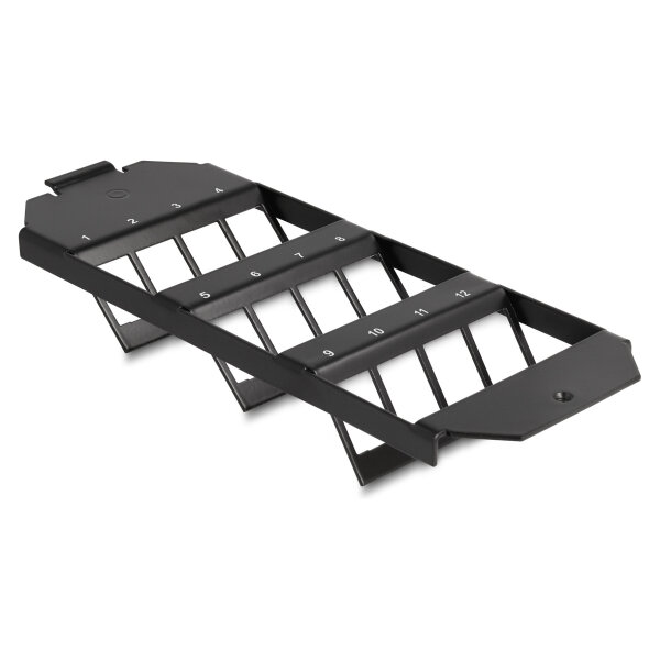 Delock Keystone Halterung 12 Port für Bodentank